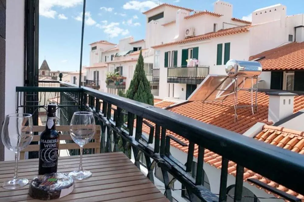 The balcony.