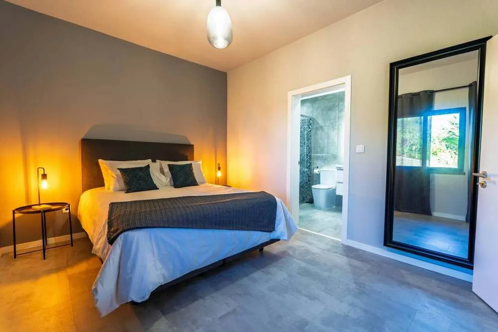 Interior of Passaras - countryside retreat in west of island.