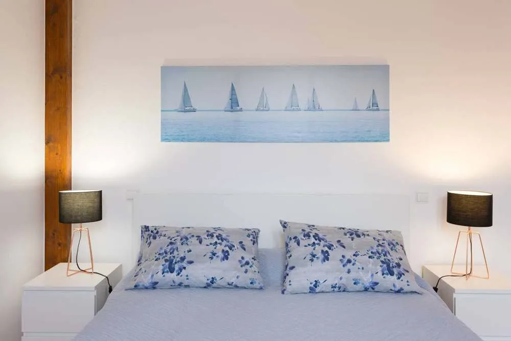 Interior of Casa Primavera - renovated duplex in city centre.