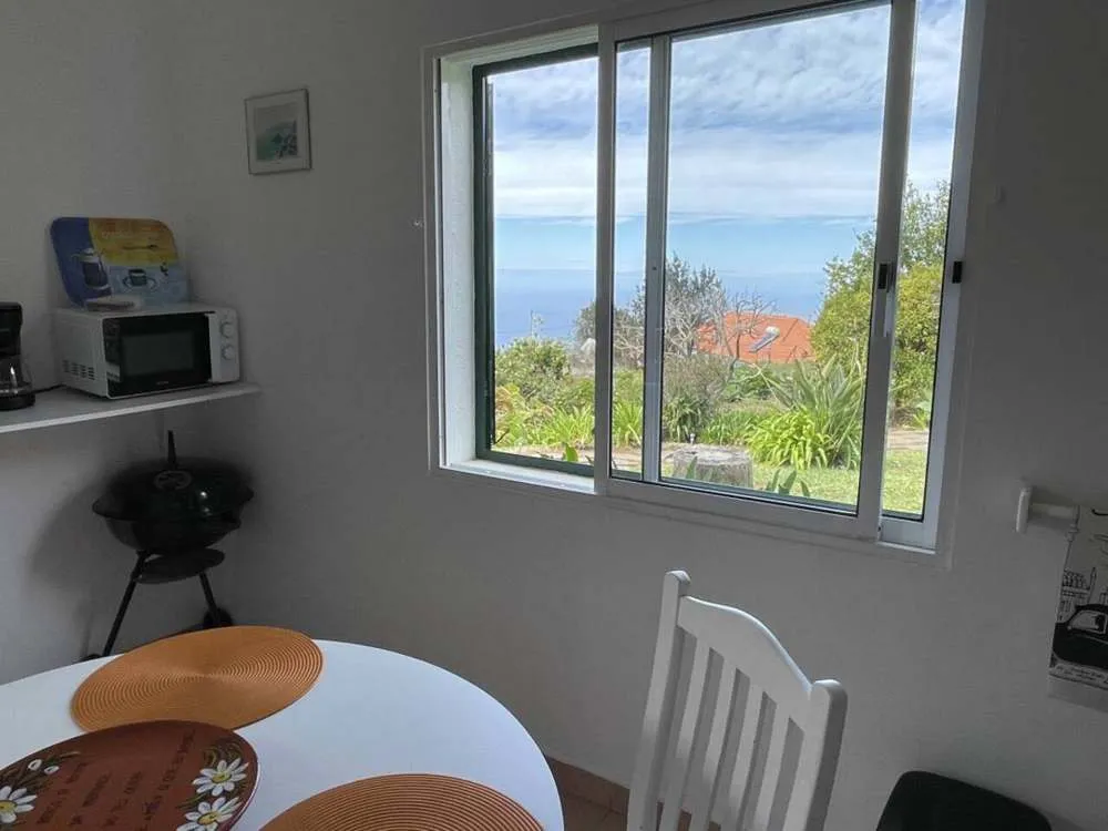 Interior of Aranhas bungalow is a spacious and sunny bungalow.