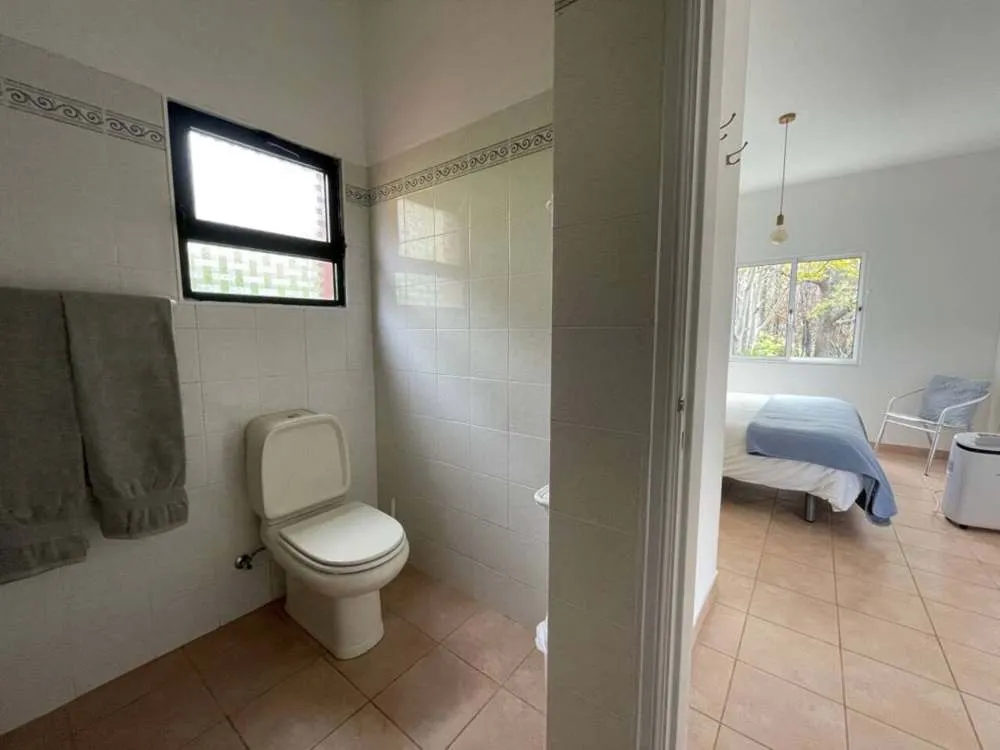 Interior of Aranhas bungalow is a spacious and sunny bungalow.