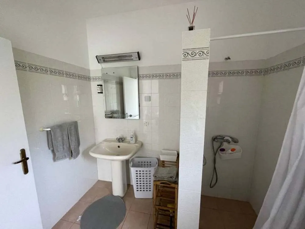Interior of Aranhas bungalow is a spacious and sunny bungalow.