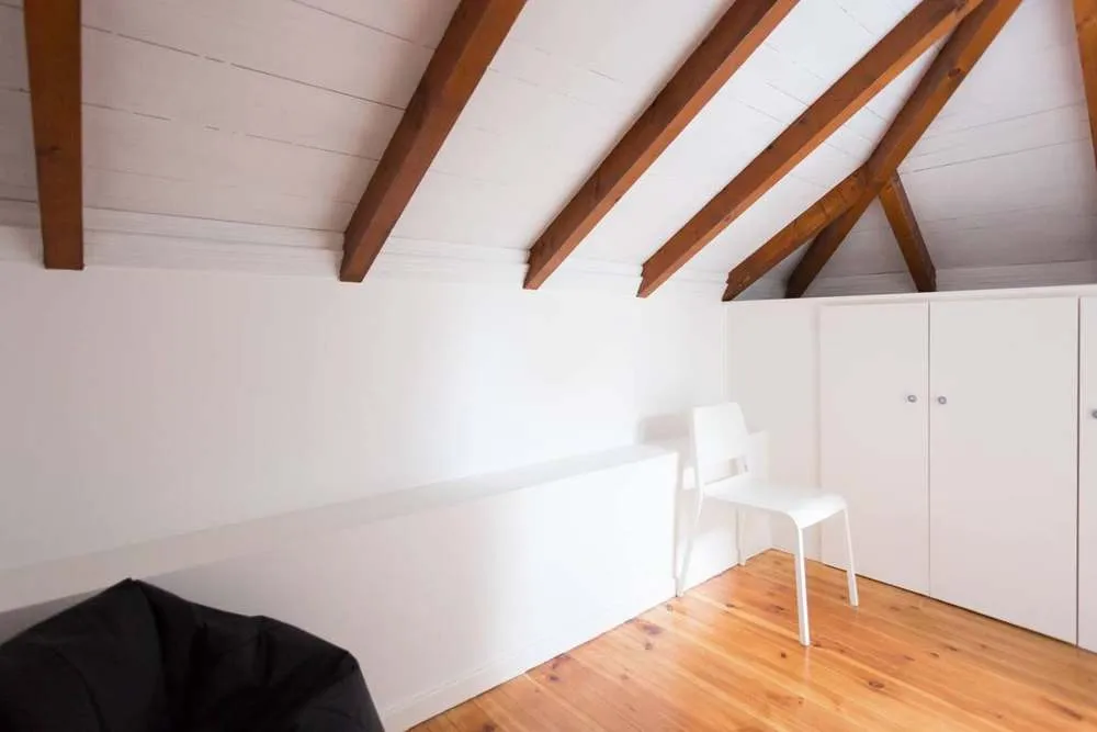 Interior of Casa Primavera - renovated duplex in city centre.