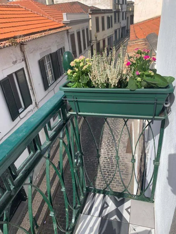 The balcony.