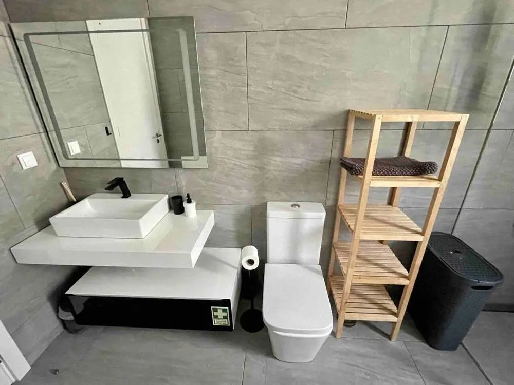 The bathroom for the 2nd and 3rd bedrooms.