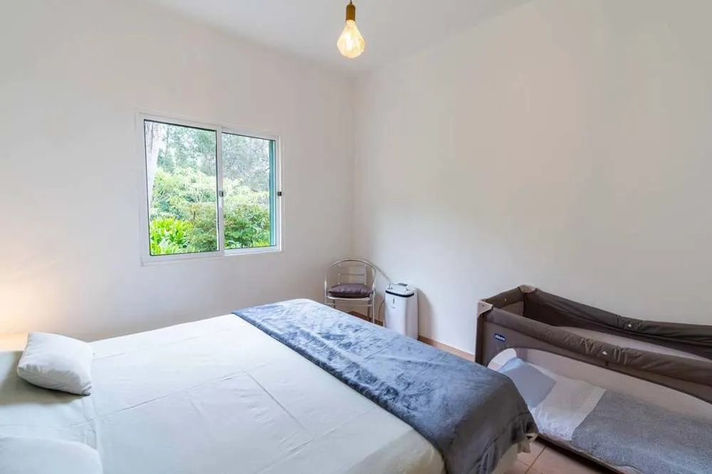 Interior of Veigela bungalow..