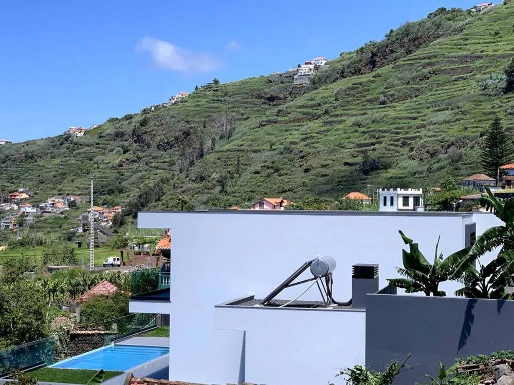 The villa is surrounded by the Arc of Calheta, it's a 360 degree bay of mountain and sea.