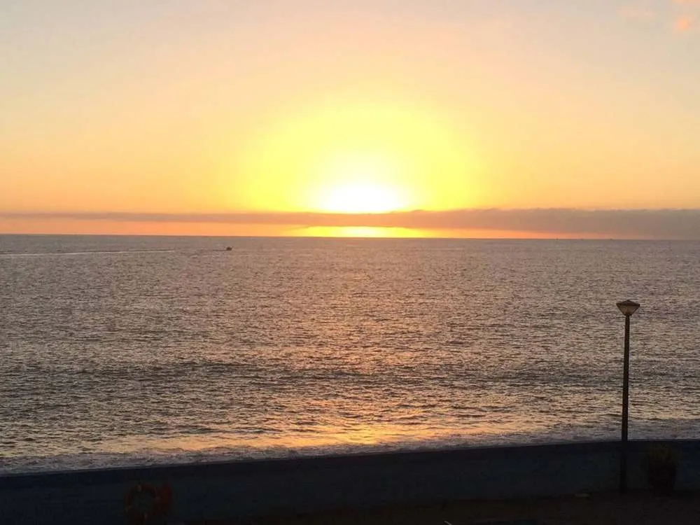 Sunset from the balcony.
